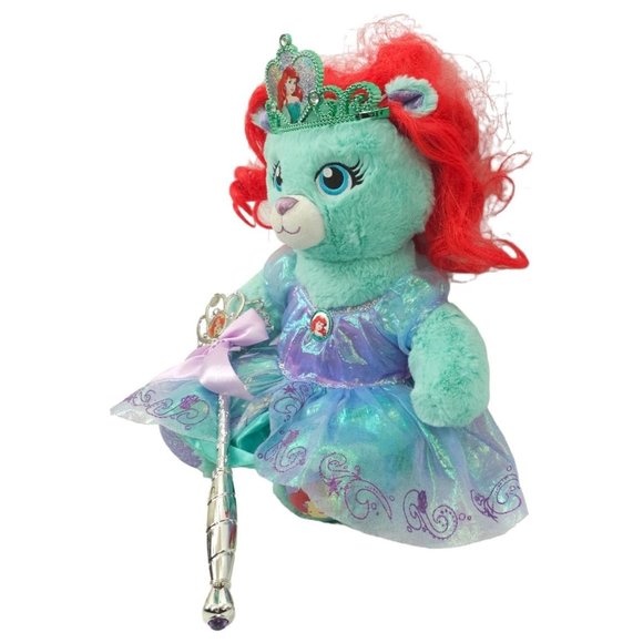 Build A Bear Disney Princess Ariel Limited Edition 17" Plush Scepter Crown Gown - Picture 3 of 16
